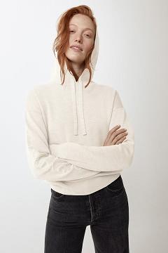 Ropa Canada Goose Mujer Outlet - Belleville Sudadera Con Capucha Blancos FS1649273